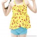 Oushiny Girls' Polka Dots Swimsuit Kids' 2-Piece Swimwear 2 Colors For 2-8 Yellow B0734SKZCX